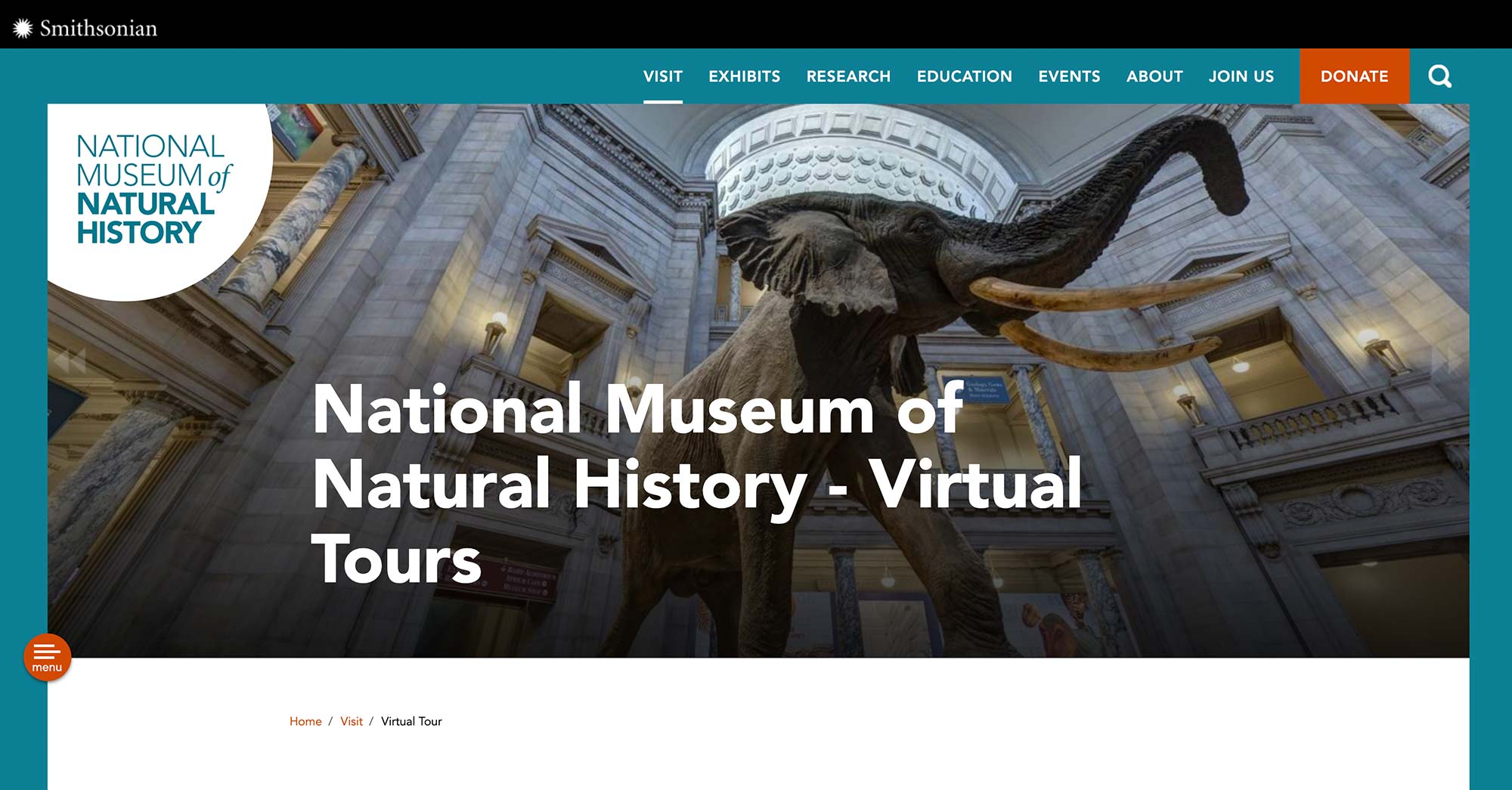 National Museum of Natural History virtuelle Tour