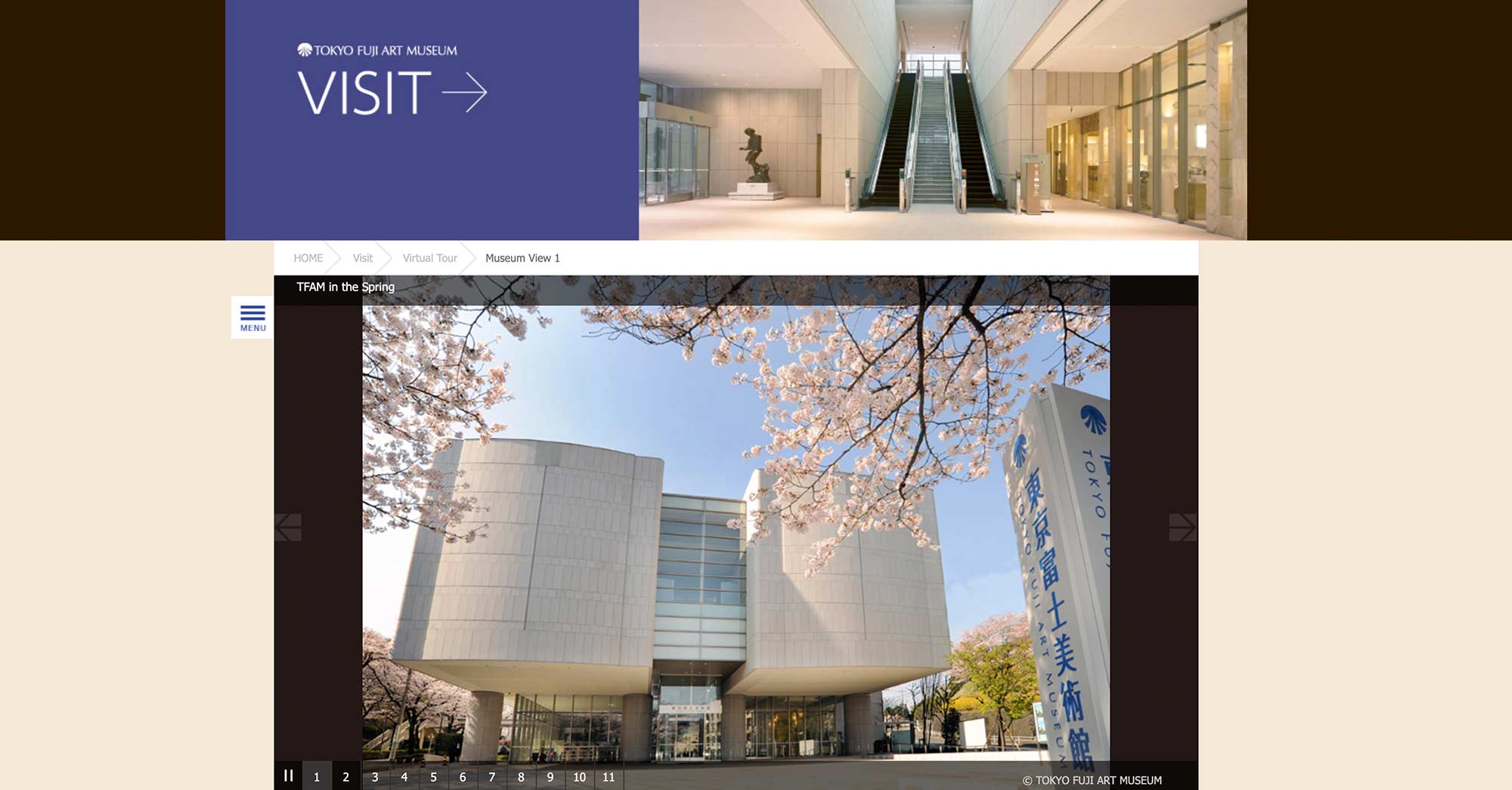 Tokyo Fuji Art Museum Virtual Tour / Virtueller Rundgang